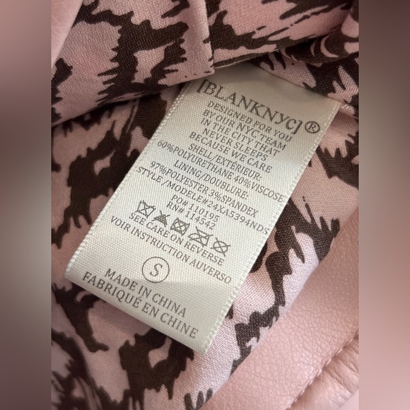 BLANK NYC Mauve Chalk Jacket Size Small $128 NWOT - Picture 14 of 14